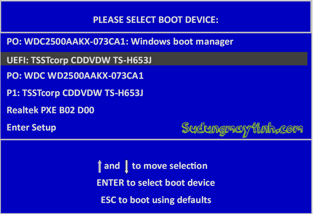 UEFI và cách cài đặt Windows trên ổ đĩa hỗ trợ chuẩn UEFI