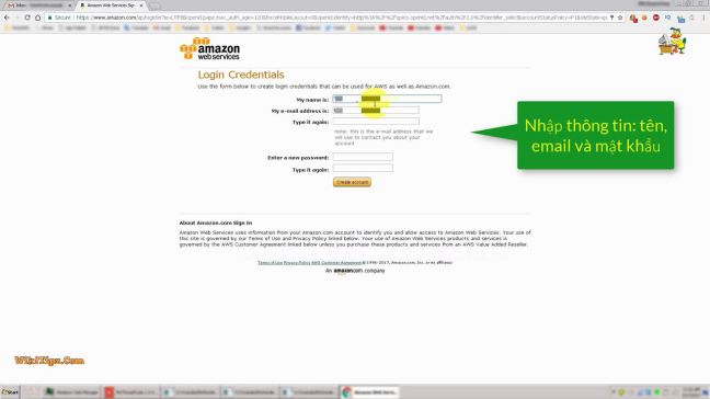 Hướng dẫn đăng ký tài khoản Amazon AWS EC2