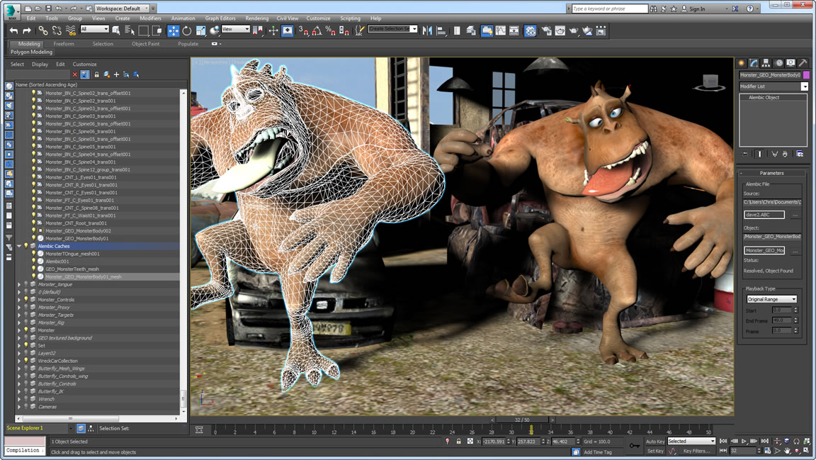 Làm phim hoạt hình 3D bằng Autodesk 3ds Max 2017