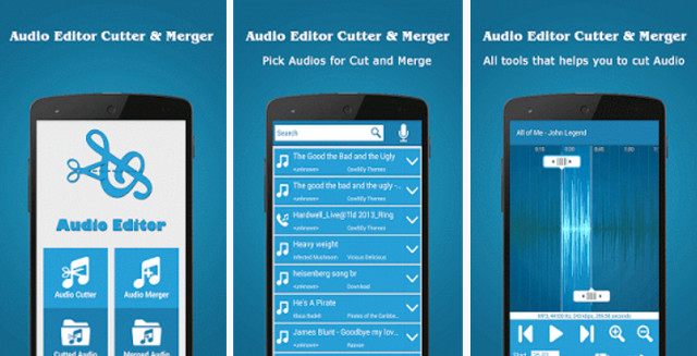 Ứng dụng Audio Editor Cutter & Merger