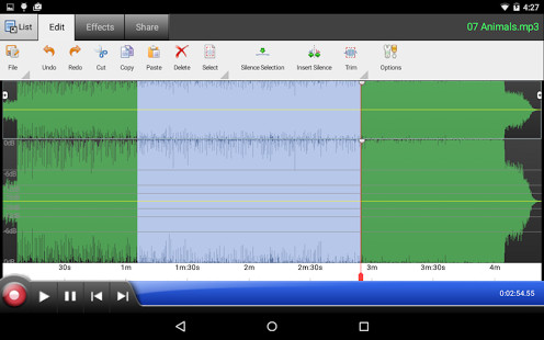 Ứng dụng WavePad Audio Editor Free