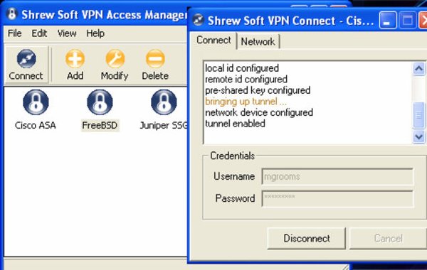Phần mềm Shrew Soft VPN