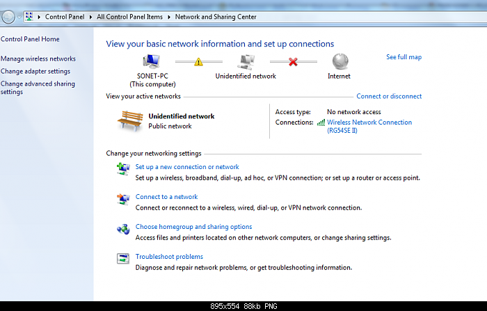 Sửa lỗi 'Unidentified Network' trên Windows 10