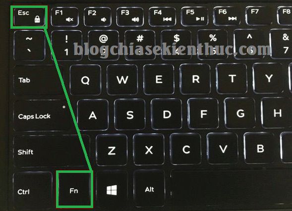 Hướng dẫn 3 cách bật/tắt phím Fn trên Laptop DELL đơn giản nhất
