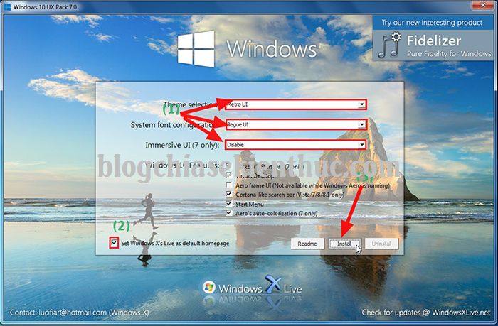 Hướng dẫn cài đặt gói giao diện Windows 10 trên Windows 7/ 8/ 8.1