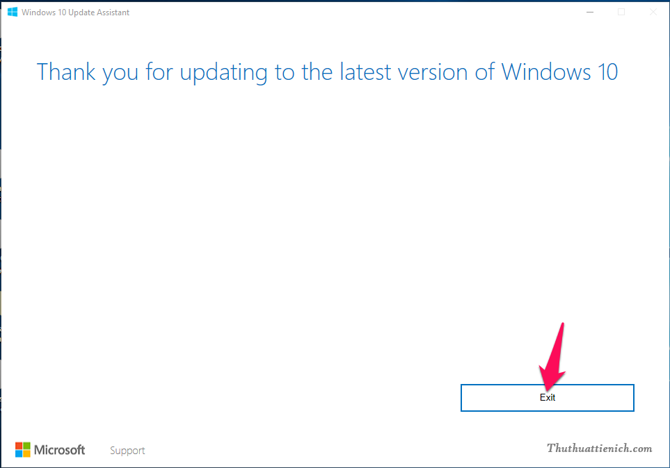 Cập nhật lên phiên bản Windows 10 Creators thành công