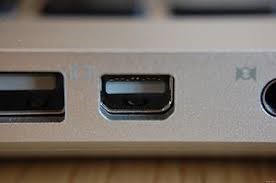 Cổng mini Displayport trên một số mẫu latop Thinkpad hay Macbook