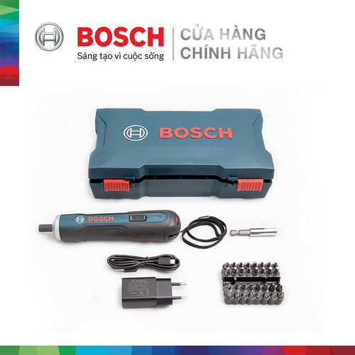 Bộ máy vặn vít Bosch GO - Tặng kèm bộ phụ kiện 33 chi tiết