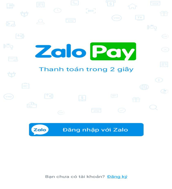  Hướng dẫn đăng nhập tài khoản ZaloPay