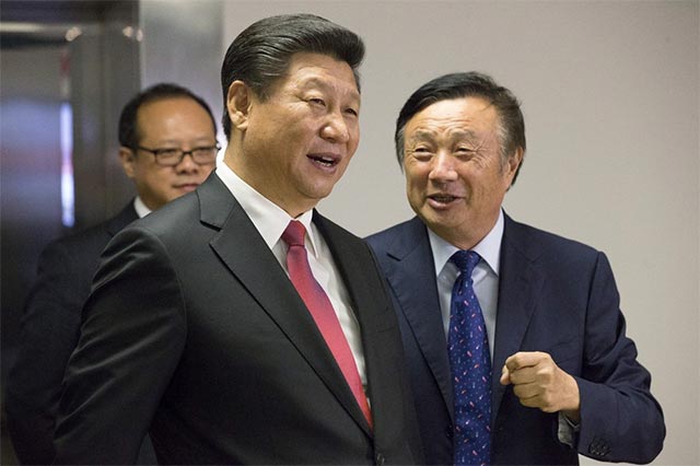 Nhà sáng lập Huawei Nhậm Chính Phi và Chỉ tịch Trung Quốc Tập Cận Bình