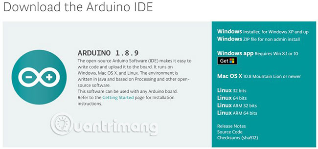 Tải Arduino IDE