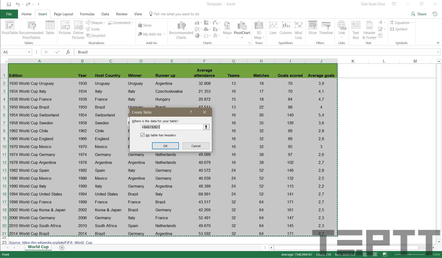 Tô màu xen kẽ dòng/cột/ô trong Excel - YouTube