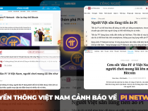 Các trang báo lớn của Việt Nam đồng loạt lên tiếng cảnh báo về Pi Network