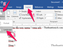 Cách xoay ngang 1 trang giấy trên Word, Excel & PowerPoint