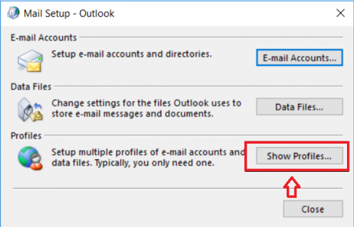 sửa lỗi không vào được Outlook