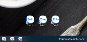 Lúc này bạn sẽ thấy nhiều biểu tượng Zalo trên màn hình desktop