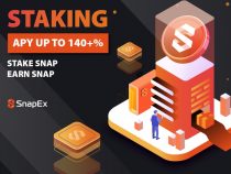 SnapEx ra mắt tính năng Staking với APY 140.95%
